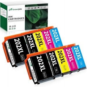 202XL Multipack Cartouche d'encre pour Epson 202 XL pour Epson Expression Premium XP-6000 XP-6005 XP-6100 XP-6105 XP6000 XP6005 XP6100 XP6105 (Paquet de 10) - Neuf
