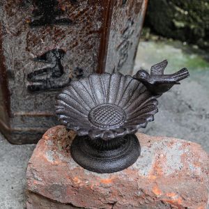 Bain Doiseaux En Fonte Mangeoire À Oiseaux Mangeoire À Oiseaux Vintage Pour - Neuf