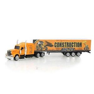 1 Pcs Sliding Alloy Truck Model Diecast Car Toy Container Oil Truck Tank Multi-color Vehicles Toys Birthday Gift for Children Toy Cars-1047A JAUNE - Neuf