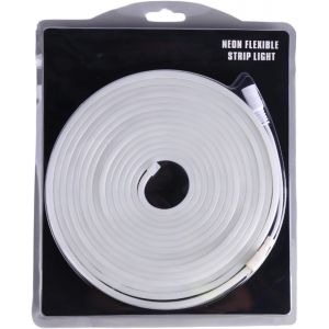 Bande Lumineuse Led Néon Flexible 12v,5m 6x12mm 120 Leds/Mètres. Couleur Blanc Neutre 4200k. Coupez Tous Les 2,5 Cm. Décoration Intérieure Et Extérieure,Parfaite Pour La Maison - Neuf