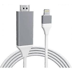 Adaptateur Lightning vers HDMI 2K Adaptateur AV numerique Lightning vers HDMI Adaptateur iPhone vers HDMI - Neuf