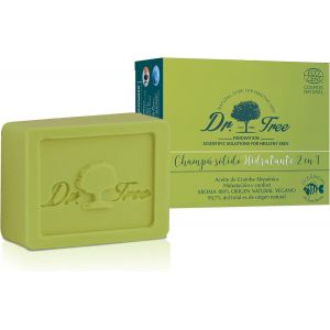 Dr. Tree Hydratant. 2 En 1 Shampoing Solide Et Apres Shampoing Solide - Tout Type De Cheveux | Bio, Vegan, Plastic & Cruelty Free Et Biodegradable | Sans Silicone, Sans Paraben | 75gr[Z965] - Neuf