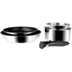 Chenquansarl-713517setde5picesarpegeinox2poles2428revtues2casseroles1618cm1poigneamovible - Neuf