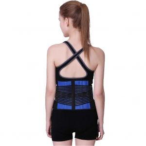 Ceinture De Soutien Lombaire Surdimensionnee 5xl 6xl, Correcteur De Posture, Ceinture Lombaire, Decompression Lombaire, Soulagement De La Douleur (Bleu) - Neuf