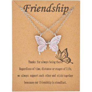 Tianyi-Collier D'amiti&eacute; Collier Bff Pour 2 Cadeaux Pour Filles Collier Bijoux Anniversaire Longue Distance Cadeaux De No&euml;l Pour Femmes Filles Soeurs - Neuf