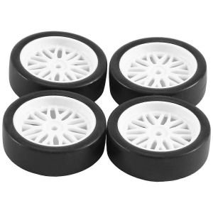 4Pcs RC Drift Tire Roue Pneu dur pour LDRC LD1801 LD1802 LD1803 - Neuf