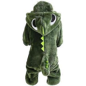 Costume De Chien De Cosplay Dinosaure, D&eacute;guisement De Chien &Agrave; Capuche Pour Halloween No&euml;l F&ecirc;te D'anniversaire Festive, Automne Hiver Mode Chaude Chien Costume (Petit, Gr - Neuf