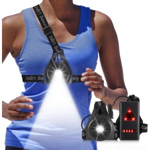 Subzonal-Lampe De Poitrine Rechargeable, 3 Modes Lampe De Course &Agrave; Pied, R&eacute;glable 90 Angle Lampe De Course &Agrave; Led Pour Lumiere Running, La Course, Le Jogging, Le Camping, Sports Ext&eacute;rieur - Neuf