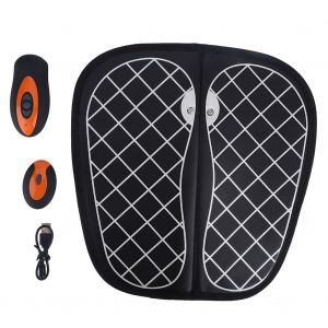 1 Coussin De Massage Intelligent Ems Pour Les Pieds, Appareil De Massage Automatique Pour Les Pieds, Telecommande Sans Fil - Neuf