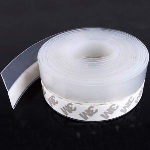 Silicone joint d'Étanchéité pour Portes et Fenêtres, 35mmx3M, Transparent - Neuf