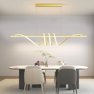 Ulteronixshop-Suspension Luminaire Cuisine Led Moderne, 3000k/4000k/6000k 10%&iquest;100% Temp&eacute;rature De Couleur Lustre, Dimmbar Avec T&eacute;l&eacute;commande Chandelier Pour Cuisine, Salon, Salle &Agrave; Manger,Chambre &Agrave; Co - Neuf