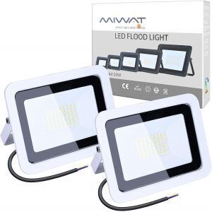 Hdkha-2pcs 10w 50w 100w Spot Led Blanc Froid, Série Étanche Ip68 Led Exterieur, Jardin, Usine, Entrepôt, Chantier De Construction (50) - Neuf