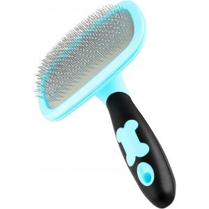 Brosse Bleue Pour Chiens Et Chats, Peigne De Toilettage Pour Chiens Et Chats À Poils Longs Et Courts - Rose - Neuf