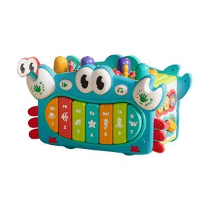 Jeu De Pêche Magnétique Pour Enfants, Jeu Éducatif De Coordination ?il-Main, Jeu De Xylophone, Rouge-Bleu - Neuf