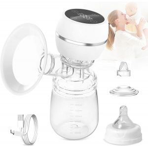 Electrique Tire Lait Main Libre,3 Modes Et 9 Positions,Tire Lait Sans Fil Silencieux Avec Ecran Lcd,Sans Bpa,Convient Pour Int&eacute;rieure Et Ext&eacute;rieure,Brides De 24 Mm - Neuf