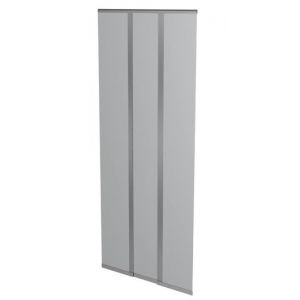 Windhager Moustiquaire PLUS Rideau de porte Easy Moustiquaire &agrave; lamelles pouvant &ecirc;tre raccourcie individuellement, 95 x 220 cm, anthracite - Neuf