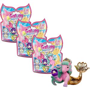 Sansh-Mermaid - 3x Figurine De Licorne Avec Nageoire De Sirène, 18 Figurines De Licorne Différentes À Collectionner, Licorne Jouet - Neuf