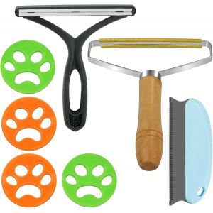 Jgd-Lot De 7 Brosses &Agrave; Poils D'animaux - Brosse Magique Pour Poils D'animaux - Brosse &Agrave; V&ecirc;tements - Brosse &Agrave; Poils De Chat - Pour Sweat-Shirt, Manteau Tiss&eacute;, Tapis, Tricot, Poils D'animaux - Neuf