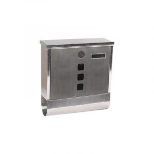 Chance E7007 Bo&icirc;te Aux Lettres Individuelle En Acier Inoxydable Avec Porte-journaux, Taille M (format A4), Bo&icirc;te Aux Lettres Avec Serrure Couverte, Porte-carte Et Porte-journaux, Inox - Arregui - Neuf