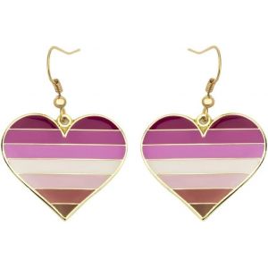 Boucles D'oreilles Pendantes Pride En Forme D'arc-En-Ciel Gay & Lesbienne Lgbt Bijoux Arc-En-Ciel.[X1753] - Neuf