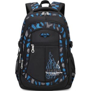 Cartable Garcon Primaire Enfants Grand Sac Ecole Ados College Imperm&eacute;able L&eacute;ger Cadeau 8 10 12 14 Ans.[B166] - Neuf