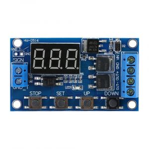 Module relais marche/arrêt avec affichage LED DC5V--36V - Neuf