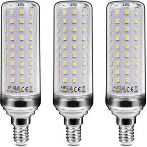 Sept-Ampoules Led 22w, &Eacute;quivalent 180w Ampoule Incandescente, 2500lm, 4000k Blanc Neutre, Ampoules &Agrave; Vis Edison E14, 3 Pi&egrave;ces - Neuf