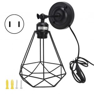 Mural Vintage Style Industriel Applique Murale Luminaire Pour La Chambre À Coucher, Un Bar, Un Café - Finition Antique, E26 Ampoule Compatible - Neuf