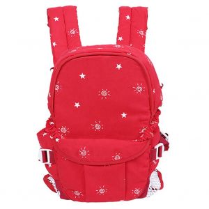 Porte-Bebe Multifonction 6 En 1 Pour Nouveau-Ne, Bandouliere, Sac A Dos, Rouge - Neuf
