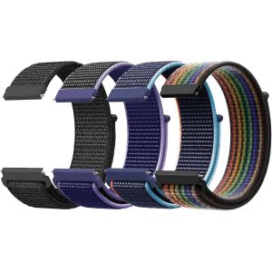 Kal-Bracelet De Montre Élastique De Rechange De 22 Mm - Pour Homme Et Femme - Bracelet De Rechange Réglable Et Respirant - Neuf