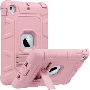Coque De Protection Antichoc Pour Ipad Mini 1/2/3 (Or Rose) Avec Support Pour Apple Ipad Mini 1/2/3 - Neuf