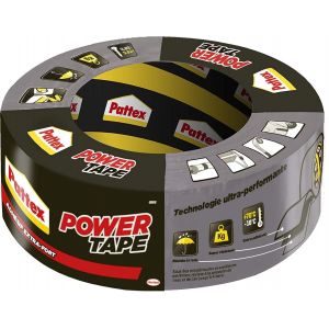 Power Tape, Ruban Adh&eacute;sif Extra Fort Pour Charges Lourdes, Bande Adh&eacute;sive Toil&eacute;e Tous Supports, Rouleau Adh&eacute;sif &Eacute;tanche De 48 Mm X 30 M, Gris - Neuf