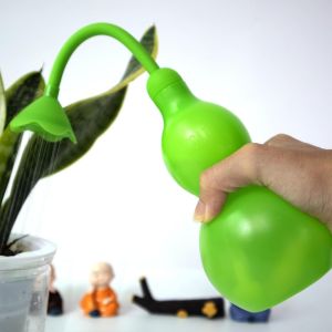 KALANKA-Petit Arrosoir Plante Interieur Arrosoir Jardin en Forme de Gourde 325ML Petit Arrosoir pour Arroser d'une Main, Arrosoir pour Bonsaï Plantes Fleurs - Vert - Neuf
