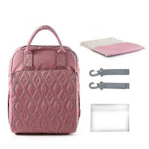 Sac &Agrave; Dos &Agrave; Langer Grande Capacit&eacute;, Multifonctionnel, Imperm&eacute;able, En Polyester, Pour V&ecirc;tements De B&eacute;b&eacute; Et Couches. - Neuf