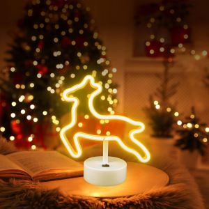 Eryi-Lumière Led Fauve Lumineuse U2013 Décoration De Base, Veilleuse Usb/Sans Batterie, Cadeau De Célébration D'anniversaire, Décoration De Chambre D'enfant - Neuf