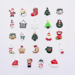 24 PCS Pendentifs de No&euml;l D&eacute;coration d'arbre de No&euml;l Ornements d'arbre de No&euml;l Calendrier de l'Avent - Neuf