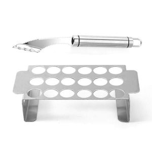 outils de gril jalape&ntilde;os chili barbecue grille de gril outil d'&eacute;vidage grille de gril - Neuf