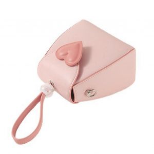 Femmes Coeur En Forme De D&eacute;cor Sac &Agrave; Main PU Cuir Mignon Rose Sac &Agrave; Bandouli&egrave;re Pour Rencontres F&ecirc;te De Vacances - Neuf