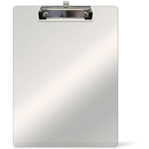 ERYI-931491 Porte Bloc A4 À Pince Avec Porte Stylo Planchette Plastique RigideU2013 22,5X31,5 Cm - Transparente - Neuf