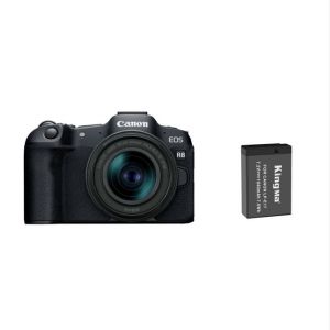 Canon EOS R8 Kit RF 24-50mm IS STM+Batterie Kingma 1040mAh (Canon LP-E17) - Neuf