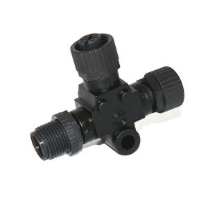 Pour connecteur NMEA 2000 T 3 ports en forme de T &Eacute;crou en plastique &agrave; trois voies &eacute;tanche NMEA 2000 Kit 4 pi&egrave;ces - Neuf