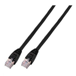 EFB Elektronik 3m Cat6 Patch c&acirc;ble de r&eacute;seau Noir U/UTP (UTP) - Neuf