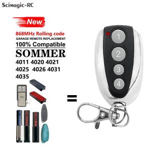 Sommer 4020 4026 Tx03 868-4 Télécommande Pour Porte De Garage 868mhz Rolling Code Emetteur Manuel Nouveau 4011 4021 4025 4031 4035 Aperto 4021 4025.Télécommande Sommer Porte De Garage--Smg-001 Sommer - Neuf