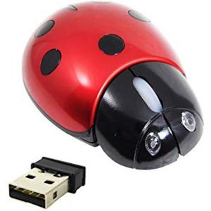 JGD-Souris d'ordinateur Coccinelle pour Enfants (Souris) - Neuf