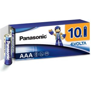lbgwp60-Evolta Pile Alcaline, Aaa Micro Lr03, Paquet De 10 Dans Un Emballage Sans Plastique, 1,5 V, Pile Premium Avec Une Puissance Particulièrement Longue Durée, Alcaline. - Neuf