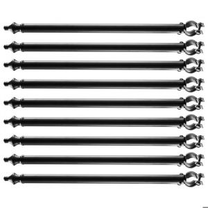 Bras d'Extension pour Fil Barbel&eacute;-Duoku-Lot de 9-Rallonges de Poteaux pour Cl&ocirc;tures &agrave; Mailles Losang&eacute;es-69,5 cm - Neuf