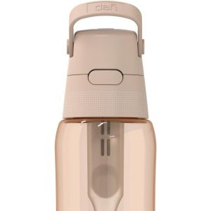 Gourde Filtrante Solid, 1 Filtre &Agrave; Charbon Actif, Cappuccino 0,5 L - Sans Bpa Bouteille D'eau, Filtre Le Chlore Et Autres Contaminants - Gourde Sport, Gourde Paille, Bouteille D'eau De Sport - Neuf