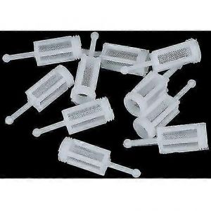 10 pièces de peinture Filtre de pistolet à gravité Filtre de pulvérisation jetable Pistolet à gravité Filtre universel à mailles fines 1,1 * 3,6 cm - Neuf