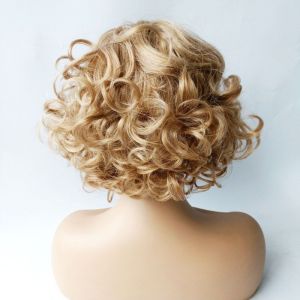 (I)Les Femmes De Courts Ondulés, Bouclés Perruque De Cheveux, De Moelleux Et De La Mode, Naturel, À La Recherche Comme De Vrais Cheveux, Cosplay - Neuf
