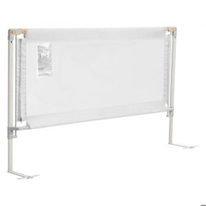 Barri&egrave;re De S&eacute;curit&eacute; Pour Lit Enfant-Duoku-Structure En Tube M&eacute;tallique Renforc&eacute;- Tissu Oxford-Hauteur Ajustable De 68 &Agrave; 89 Cm - Neuf